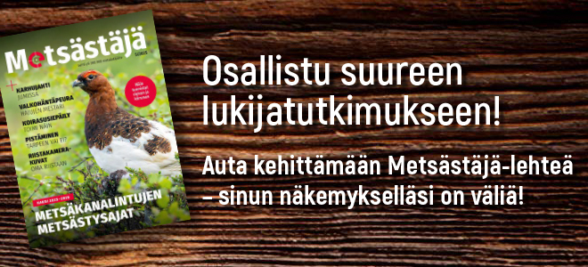 Metsästäjä-lehden lukijatutkimus 2025